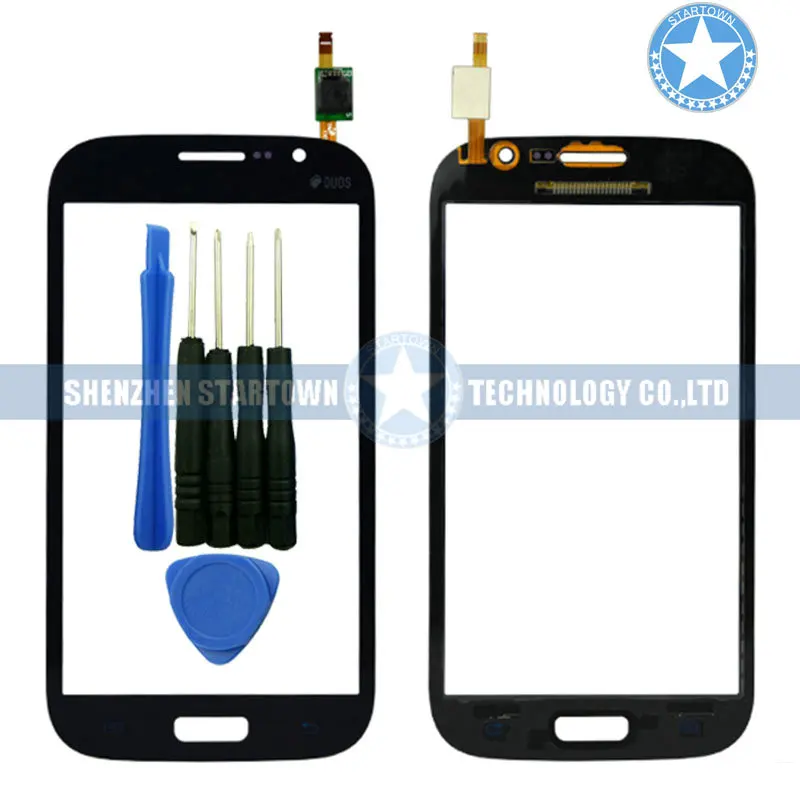 Черный i9060 сенсорный экран дигитайзер стекло для Samsung Galaxy Grand Neo Lite GT i9062 Запасные