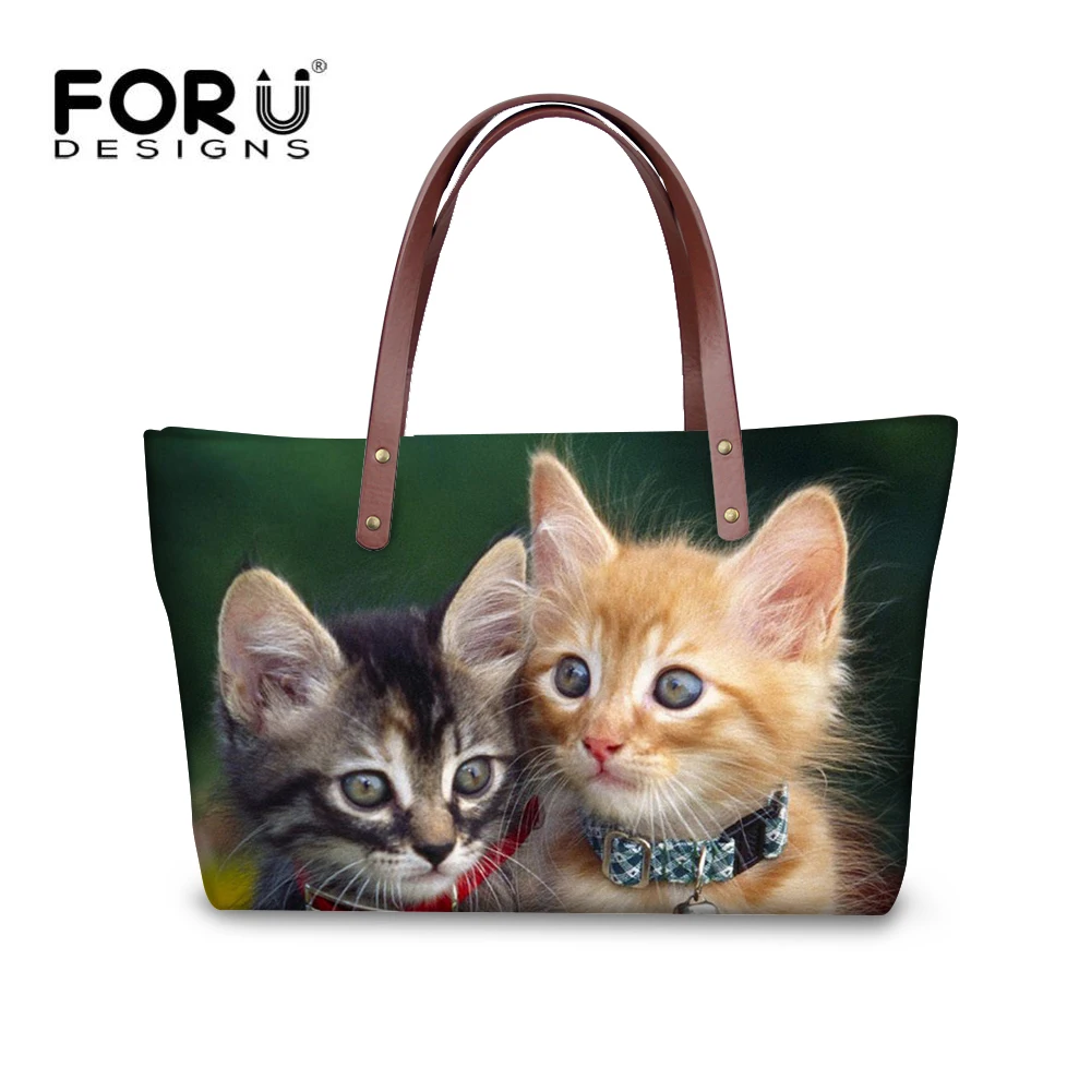 FORUDESIGNS женская сумка Akita для семьи щенков с бульдогом собакой кавайным котом