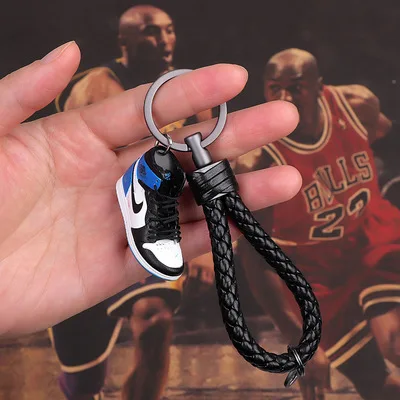Кроссовки AJ key chain Jordan Баскетбольная обувь стерео сумка для обуви висячая ручная работа автомобильный брелок подарки для пары мужчин и женщин - Цвет: 20
