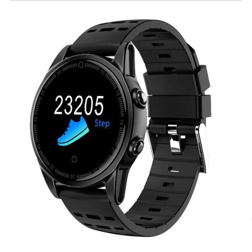 Black Модные Смарт-часы R13 цветной OLED экран для мужчин и женщин Смарт-часы фитнес-трекер монитор сердечного ритма Bluetooth браслет PK V8 CF58 - Цвет: Black