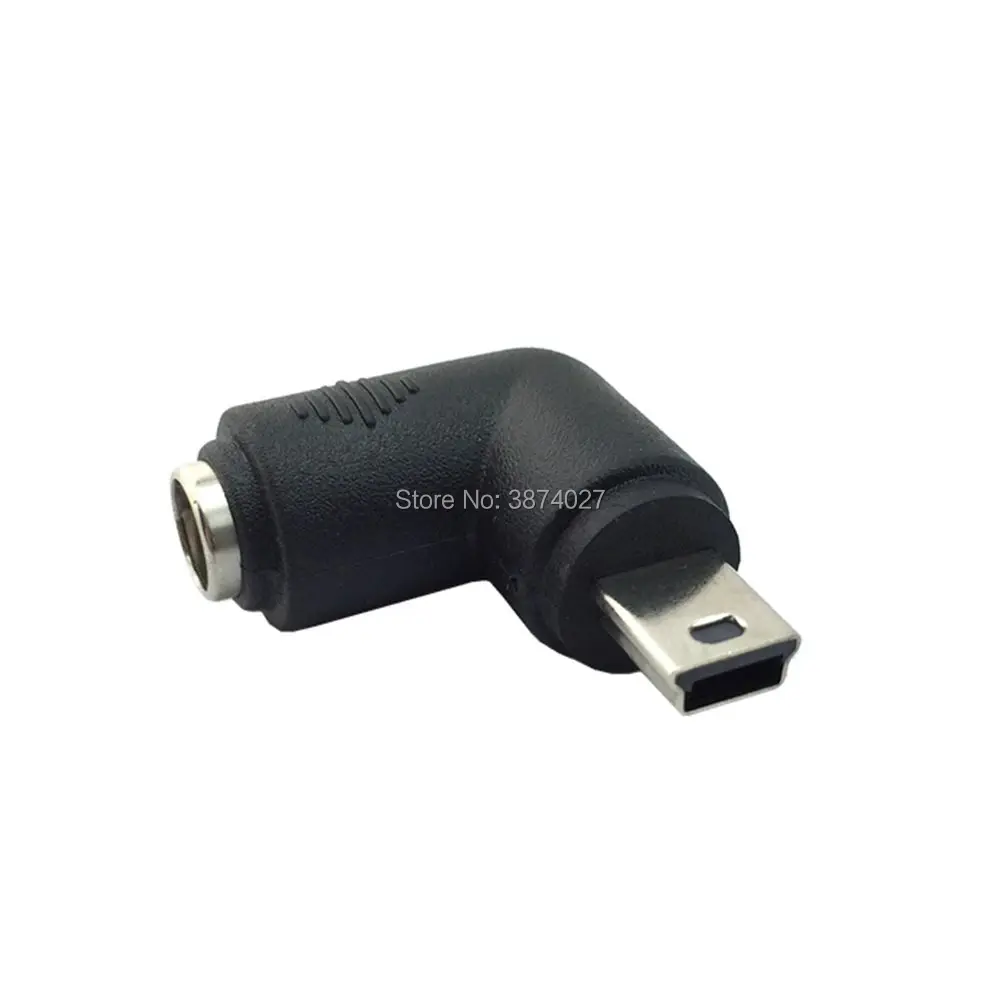 DC 55*21 разъем для mini usb 90 градусов адаптер питания Бесплатная доставка|Кабели VGA| |