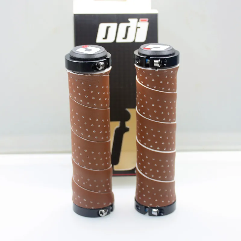 Ручки для руля велосипеда ODI MTB кожаные + ПУ анти занос ударопоглощающие ручки