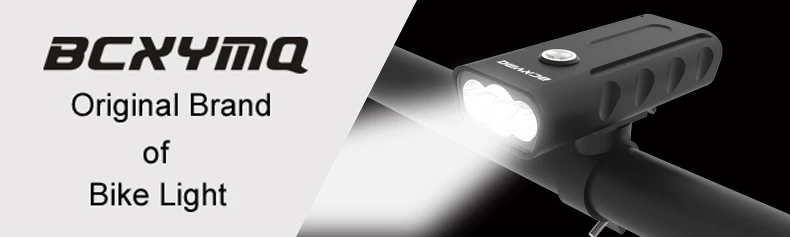 BCXYMQ USB Перезаряжаемый велосипедный светильник 3 светодиодный 1000 люмен велосипедный светильник s 10 часов работы
