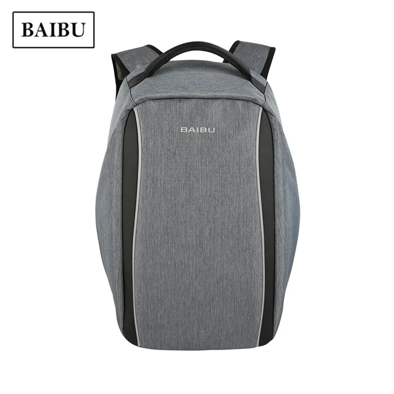 Для Мужчин's Рюкзаки Анти Вор Mochila для ноутбука большой Ёмкость черный рюкзак