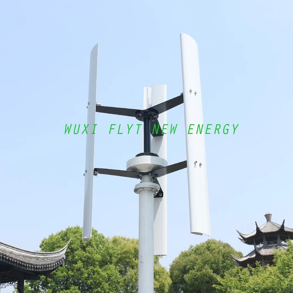 Home Use Vertical Wind Turbine Generator 400w 12v 24v 48v 3 Phase With MPPT Solar Hybrid Controller | Строительство и ремонт