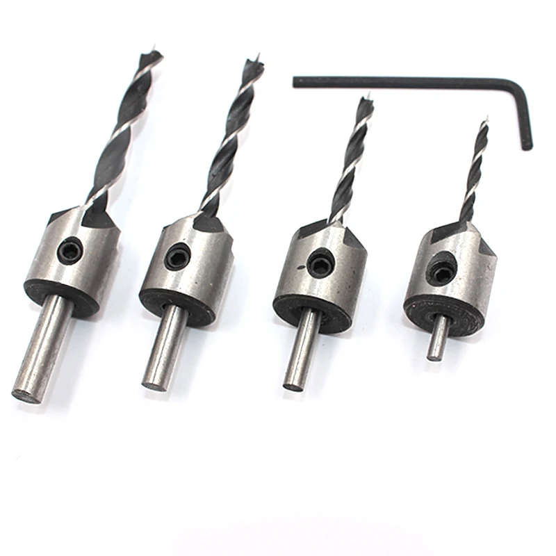 8 шт. зенковки Бурильные долото комплект бурения фаски конце