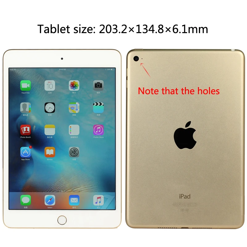 Чехол для iPad mini 4 7 9 дюймов с узором из перьев подставкой Folio кожаный чехол