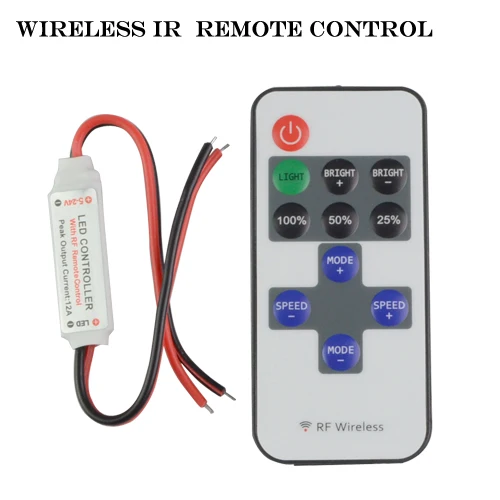 Vacamm Mini 10Key RF беспроводной светодиодный пульт дистанционного управления DC 12 V 6A