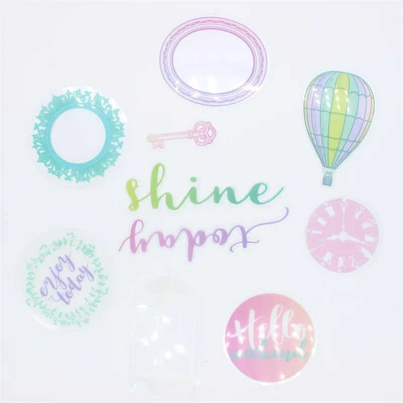 KSCRAFT 27pc Life Is Good Vellum высечки для скрапбукинга Счастливого планнера создания карт