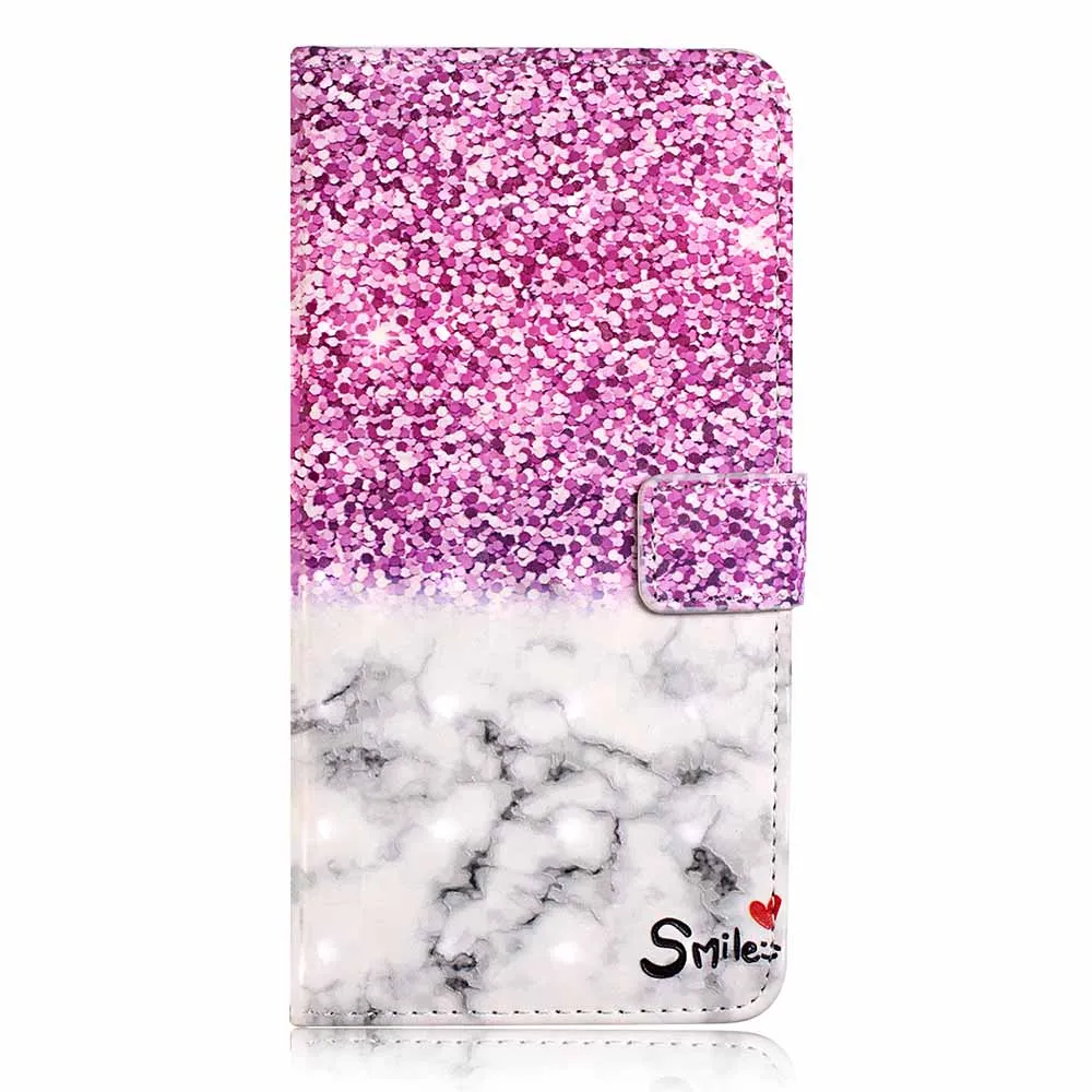Love Smoke Purple Задняя крышка с отделением для карт для samsung Galaxy S10 E S9 S8 Plus S6 S7 Edge J4 J6 A6 A9, кожаный чехол-книжка, чехлы для телефонов - Цвет: Love Smoke Purple