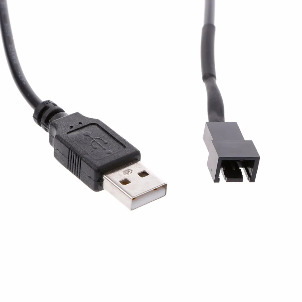 Кабель переходник с USB 2 0 A Male на 3 Pin/4 Pin для компьютерного вентилятора ПК 5 В|adapter