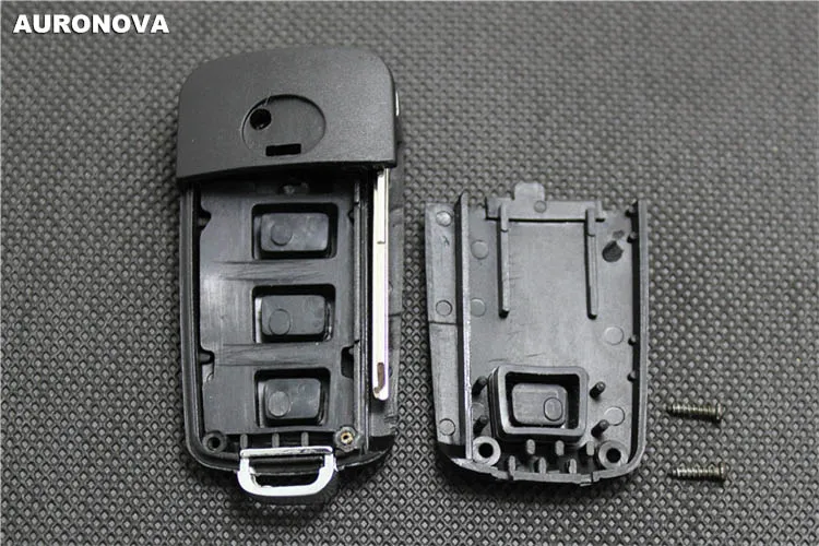 Auronnova новое обновление складной ключ оболочки для Kia Cerato 3+ 1 задние кнопки чехол для дистанционного ключа от машины DIY