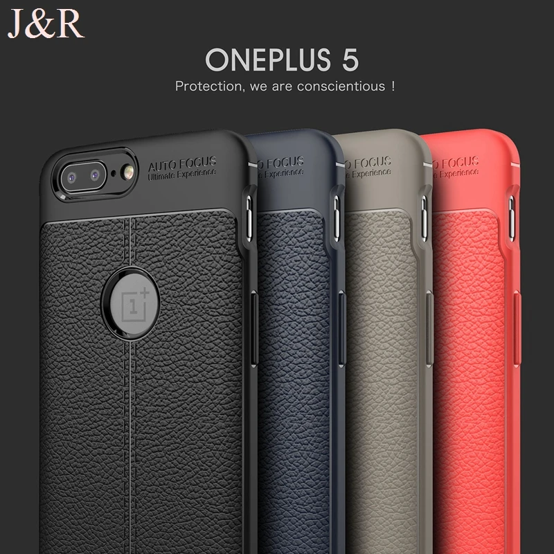 J &amp R чехол для OnePlus 5 A5000 Мягкий ТПУ One Plus встроенная задняя оболочка &quotультра