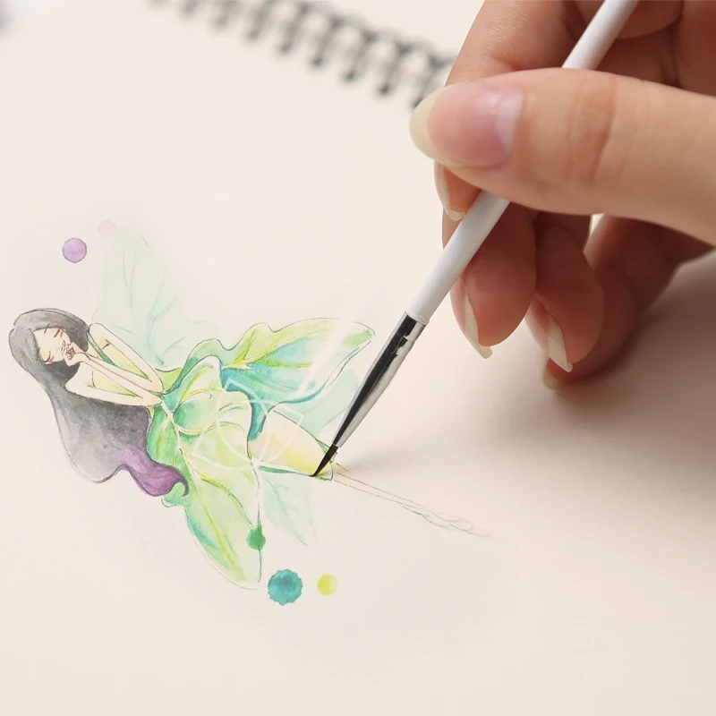

High Quality Engraving Nail Art Brush Nail Art Painting Brush 3D Pen White Small size Liner Brush Nail Art Pen