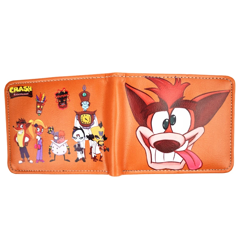 Новое поступление Аниме крушение Bandicoot бумажник классический игровой кошелек