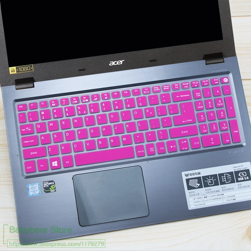 Клавиатура Защитная крышка из термопластичного полиуретана(15,6 Для acer Extensa Ex 2520 г 2511 E5-522 E5-522G F5-573G E5-574G Tmp258