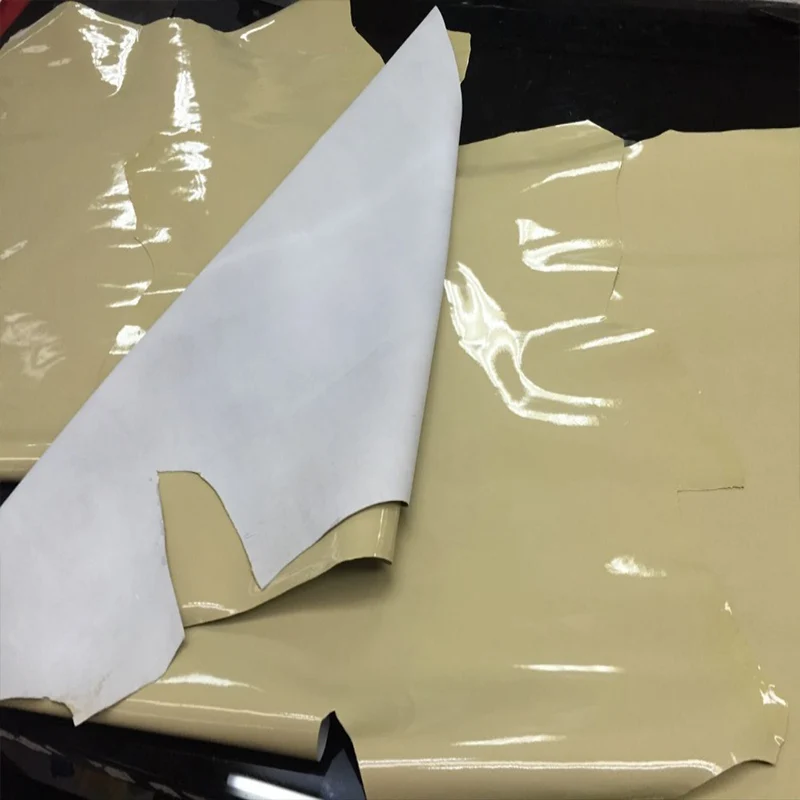 Глянцевая лакированная натуральная телячья козья кожа 20SF для