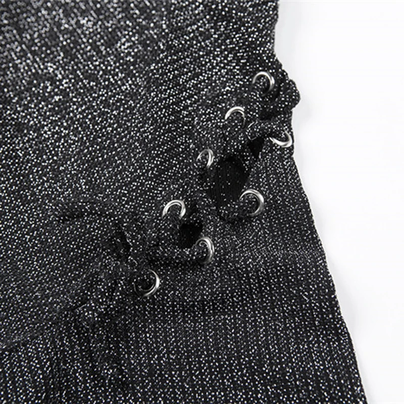 

Hollow out shoulder long sleeve dress women Slim fit glitter bodycon dress Autumn turtleneck dresses Elegant black vestido mujer