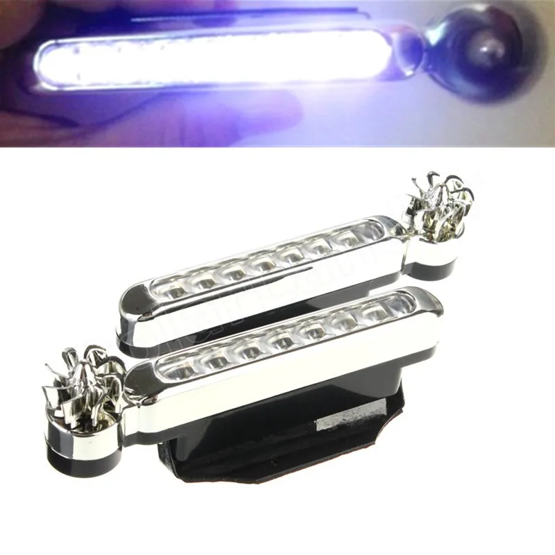 

2Pcs/Set Led Daytime Running Lights Car Light Source Car Styling White Lamps driving 12V 24V wind power 0.48W
