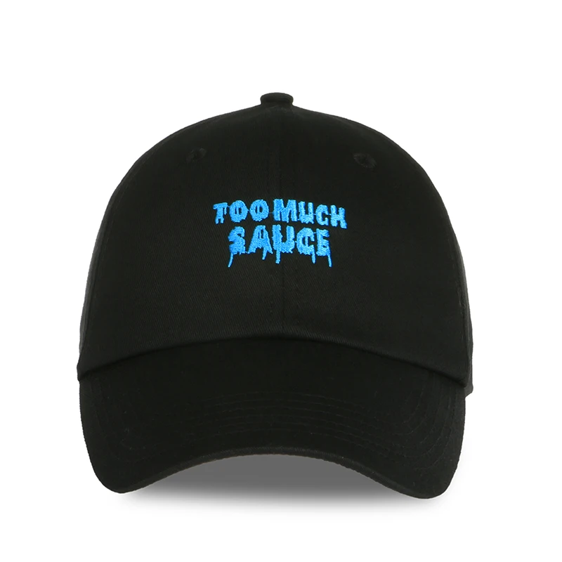 Hot Too Much Sauce Letter Embroidery Vintage Girl Baseball Cap Women Dad Hat usa gorras mujer moda de marca | Аксессуары для