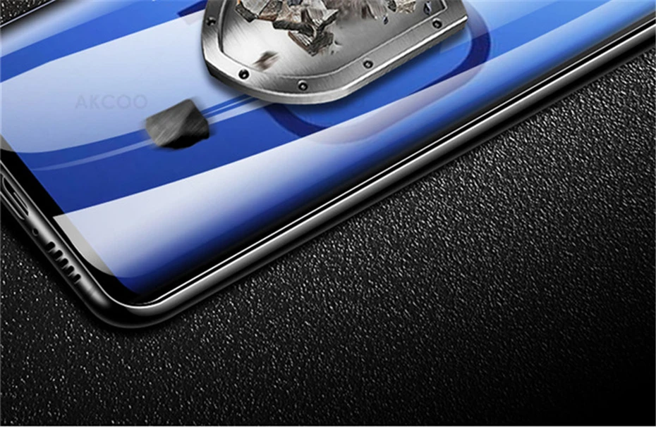 Akcoo S10 защита для экрана из закаленного стекла с большой УФ-лампой для samsung Galaxy S8 9 10 Plus УФ-стекло для Note 8 9 10 Plus стекло