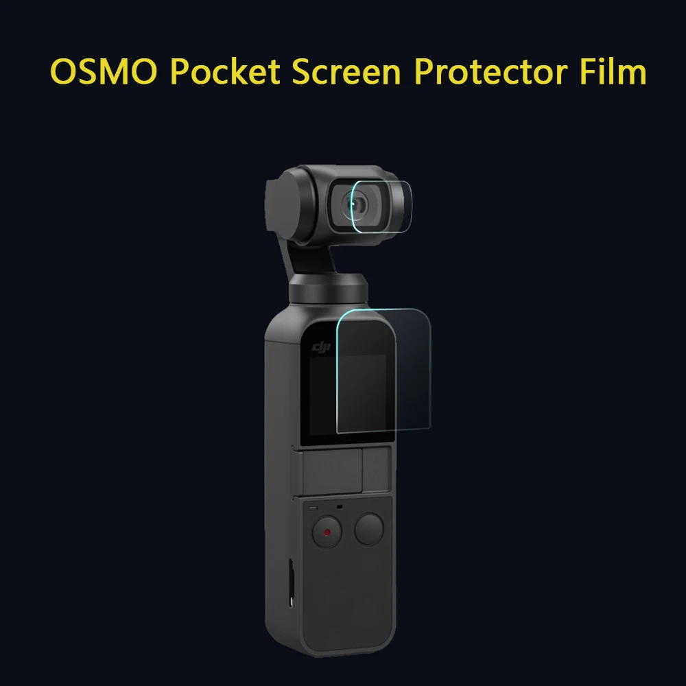 Защитная пленка для DJI OSMO Pocket из стекловолокна пленка для экрана Gimbal объектив камеры защитная пленка комплект DJI OSMO карманные аксессуары