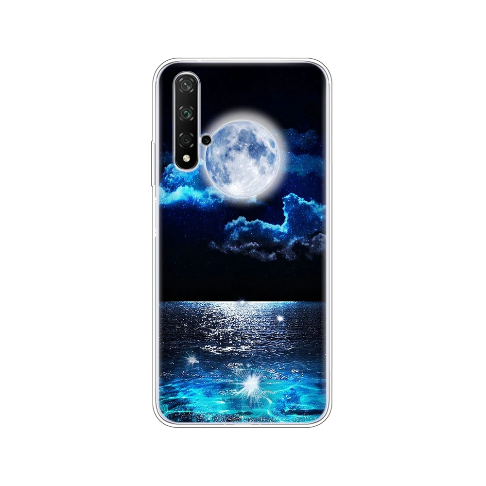 80276 Чехол для Honor 20, силиконовая задняя крышка, чехол для телефона Huawei Honor 20 Pro Lite, YAL-L21 YAL-L41, роскошный чехол, полная защита 360 - Цвет: 80276