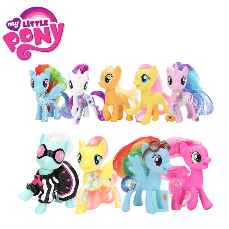 1 шт. игрушки My Little Pony the Movie Soarin конфетные капли Rainbow Dash Pinkie Pie Rarity PVC Фигурки Colletion