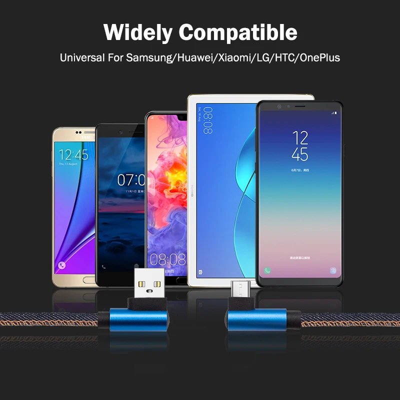 2.4A мобильный игровой Реверсивный Micro USB кабель для samsung huawei Xiaomi Redmi 4X Note 4 5 Plus USB кабель для передачи данных L USB кабель для зарядного устройства