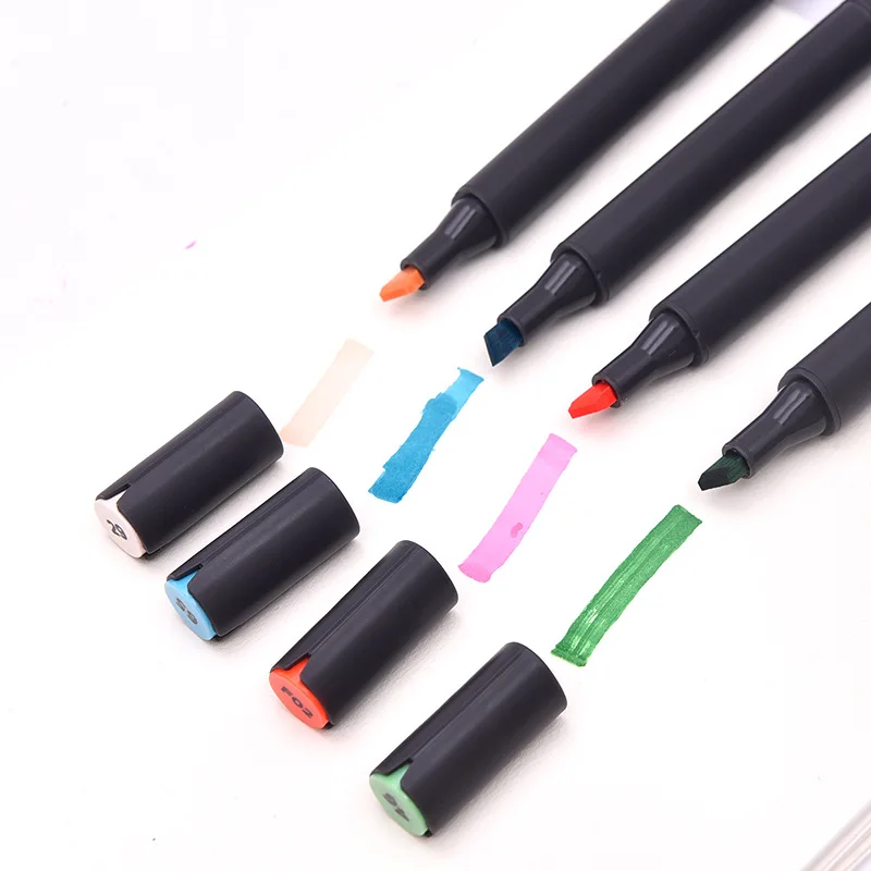 STA 12 шт. цветная Двусторонняя кисть искусственная фотография дизайнерские