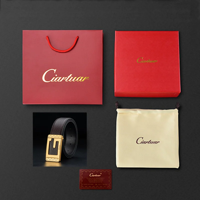 2019 роскошный дизайн из воловьей кожи для мужчин ремни тисненый узор Пряжка