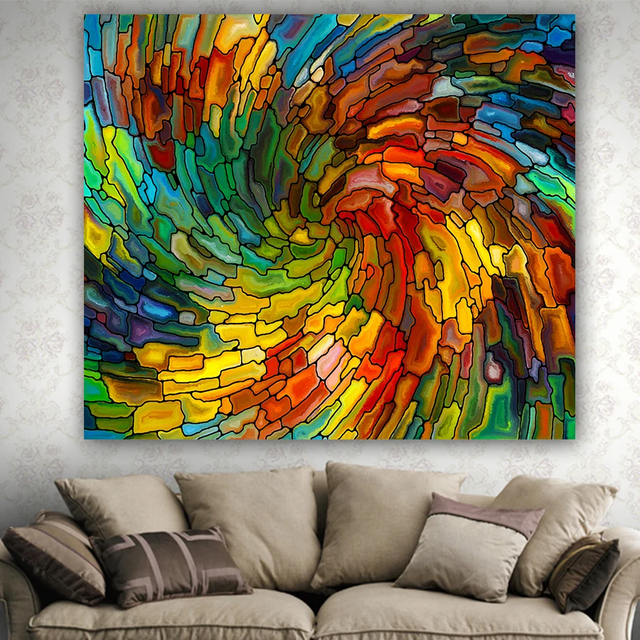 Красочные геометрические печати дома декоративные гобелены удобные не