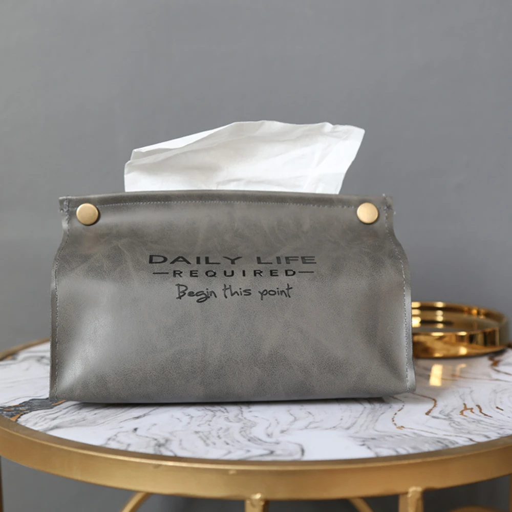 Новинка 2019 съемный держатель для полотенец салфеток контейнер прочный кожаный