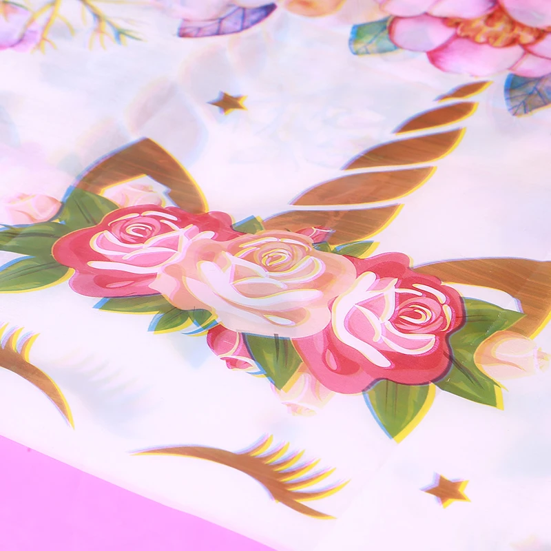 Скатерть для вечеринки в честь Дня Рождения скатерть виде единорога свадебное