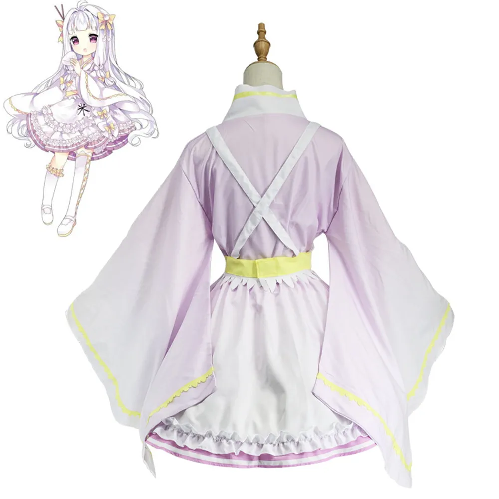 Чайные вечерние платья в японском стиле с длинными рукавами для девочек Платье