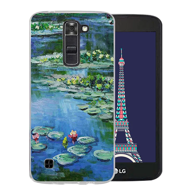 Мягкий силиконовый чехол с рисунком Ван Гога для LG K7/Tribute 5 LS675/X210 X210DS телефона