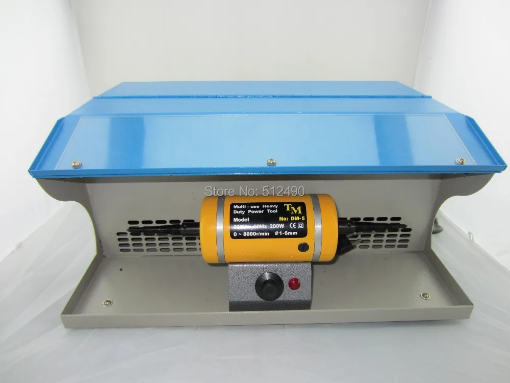 Polishing Machine with Dust Collector A Strong Suction Unit And Two Spindles mini jewelry polishing motor dental grinding | Украшения и