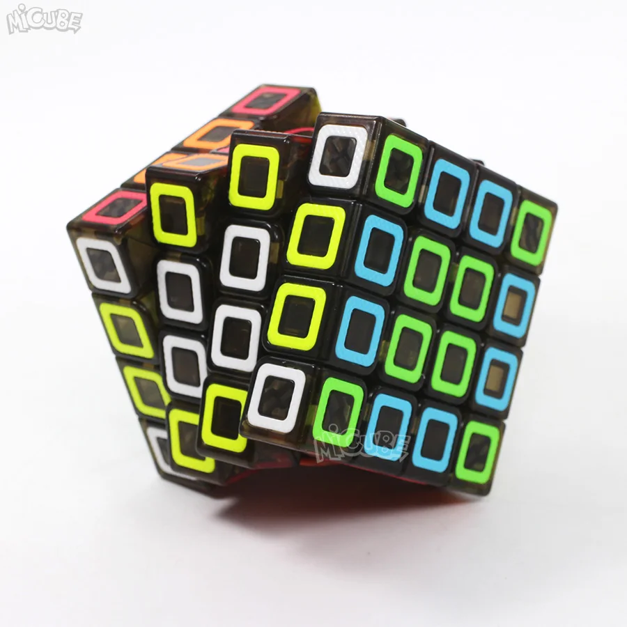 Qiyi куб 2x2 3x3 4x4 5x5 Ciyuan магический скоростной Куб прозрачный черный размерные игрушки для детей QizhengS