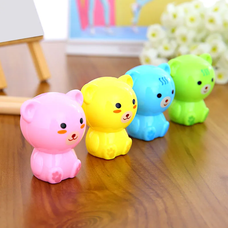Милый медведь Kawaii креативный точилка для карандашей стационарная оптовая