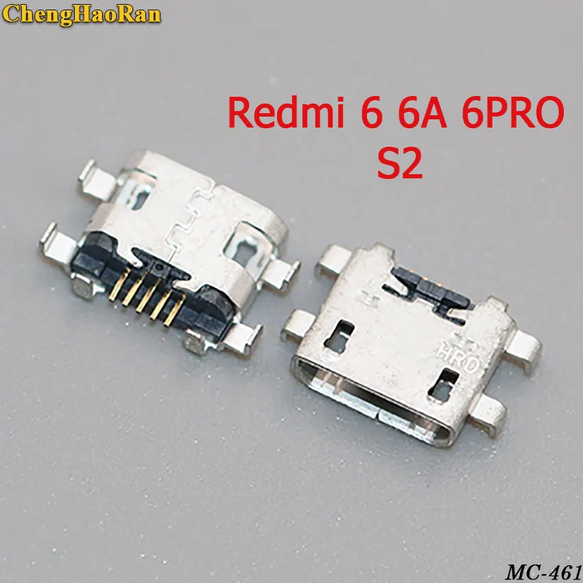 Redmi 6 6A 6PRO S2 ChengHaoRan 5 шт. 10 шт. 5pin micro usb разъем для зарядки порт Гнездо для xiaomi redmi 4A 4X5 5A 5PLUS 6 6A 6PRO S2 - Цвет: Redmi 6 6A 6PRO S2