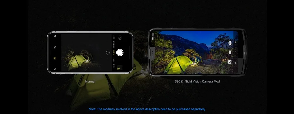 DOOGEE S90 IP68/IP69K модульный прочный мобильный телефон 6,18 дюймов 5050 мАч Helio P60 Octa Core 6 ГБ 128 ГБ Android 8,1 16,0 М камера телефон