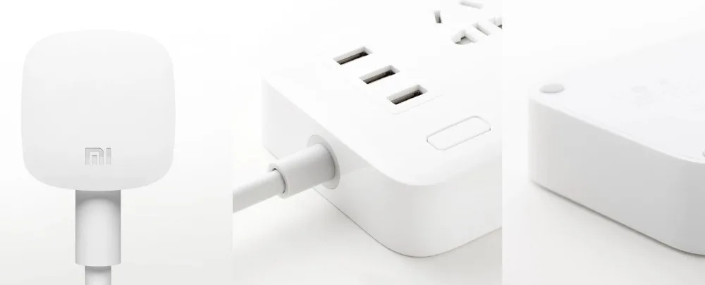 Xiaomi Mi умный блок питания 6 портов с 3 USB быстрой зарядкой 2.1A USB разъем питания зарядное устройство розетка США Великобритания ЕС AU блок питания