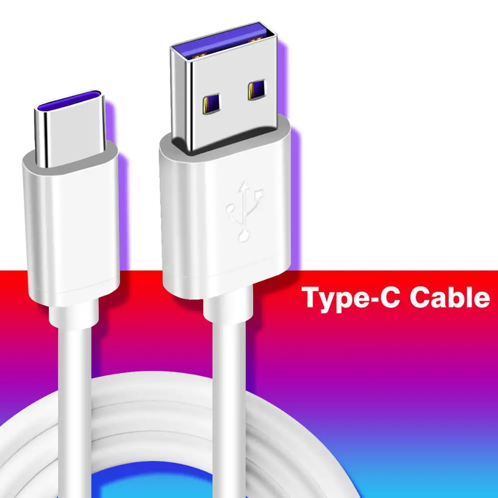 5A Chaging Cable Ankndo type C USB кабель 5А кабель для быстрой зарядки супер быстрое зарядное устройство для устройств Android USB-C type-C суперзарядка кабель для передачи данных - Цвет: 5A Chaging Cable
