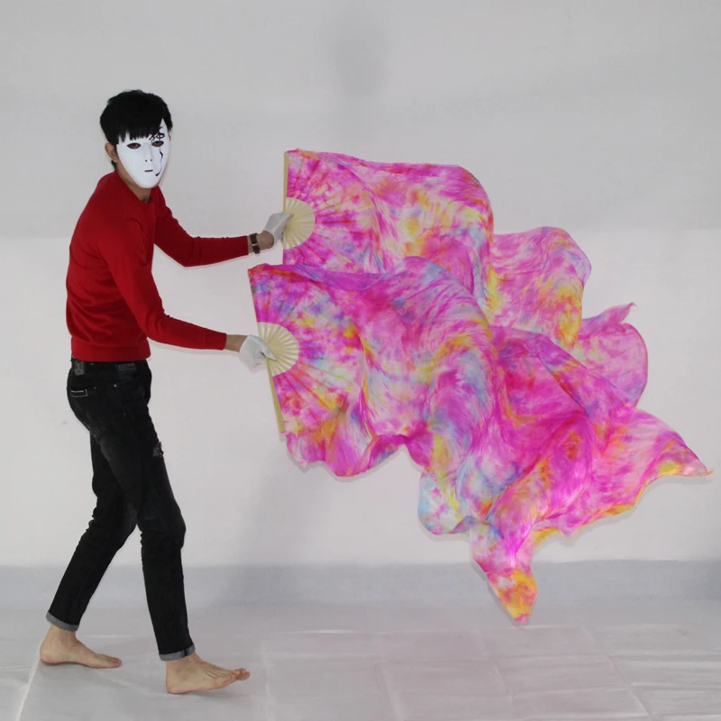 Бесплатная доставка, 100% натуральная шелковая Фата для танца живота