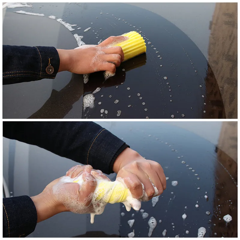 1Piece Car Wash Strong Water Absorption PVA Sponge Magic Clay Bar Super Clean Tools Cleaner Dropshipping | Автомобили и мотоциклы