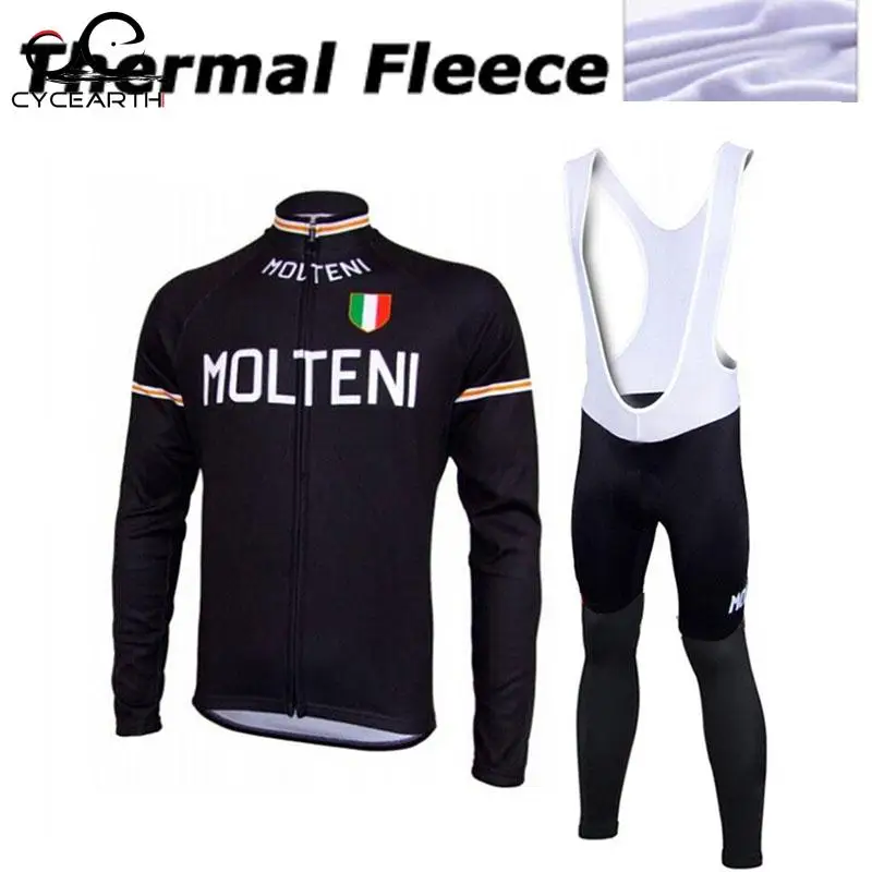 Molteni зимняя одежда для велоспорта ropa ciclismo термо флисовая с длинными рукавами Майо