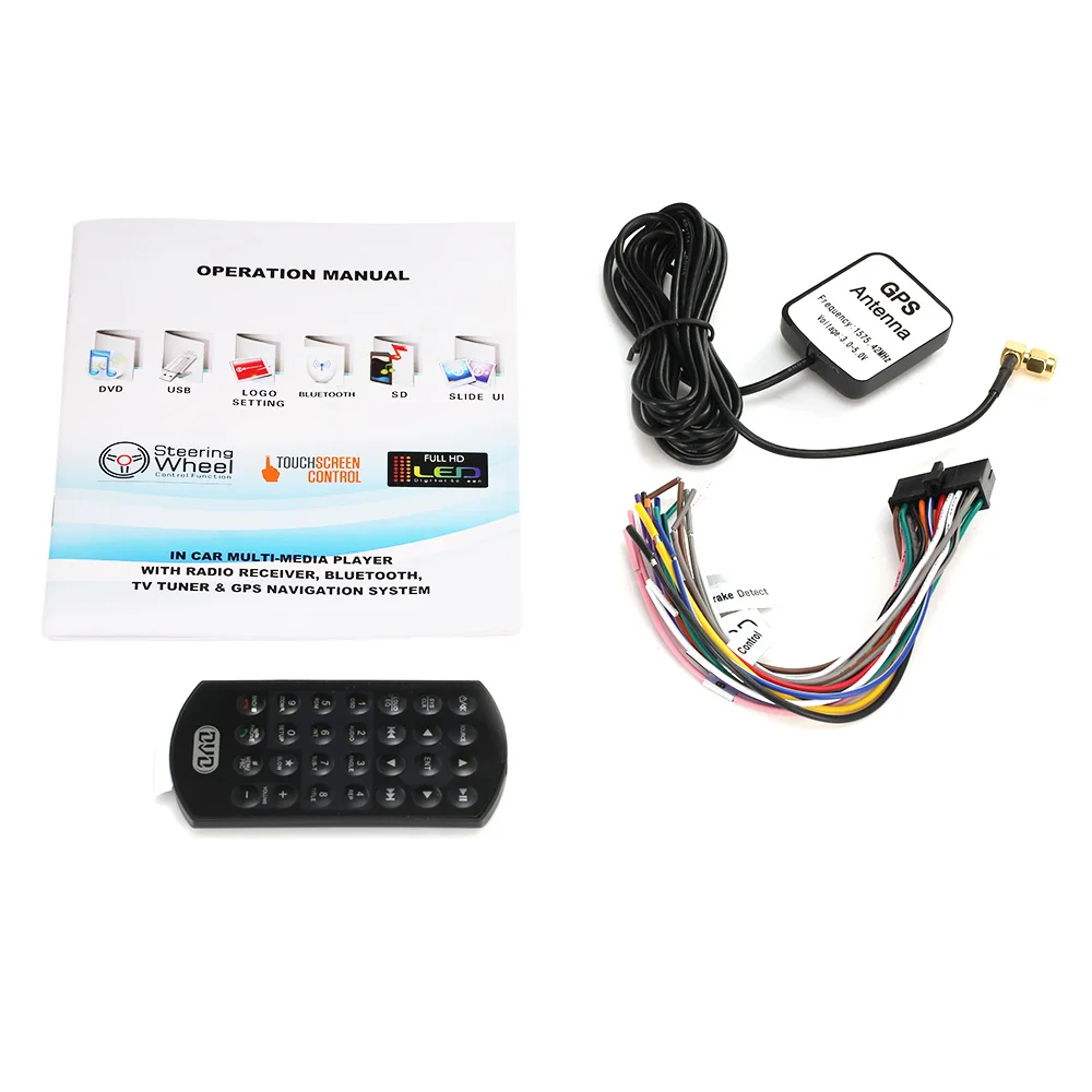6116 г 2 Din Авторадио автомобильный мультимедийный CD DVD плеер с Bluetooth gps навигация 6 5