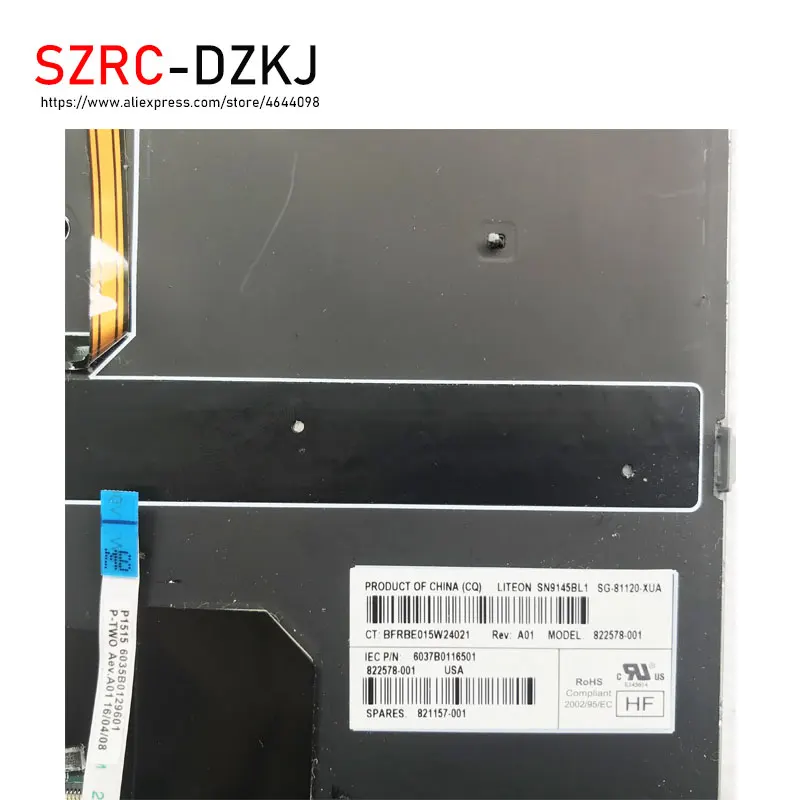 SZRCDZKJ новый оригинальный для HP EliteBook 850 G3 ZBook 15u US клавиатура ноутбука с подсветкой