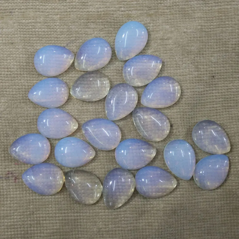 

Wholesale 30pcs/lot 15x20mm good quality opal stone drop CAB CABOCHON beads for DIY jewelry accessories making free shipping