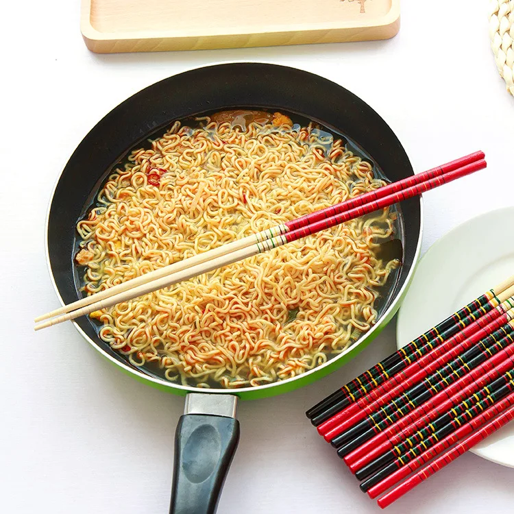 6 пар супердлинные бамбуковые палочки для еды|bamboo chopsticks|bamboo chopsticks wholesalelong |
